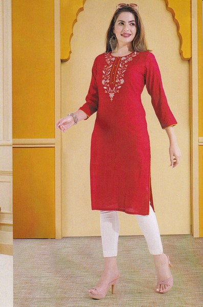 LADIES KURTI LONG L/S